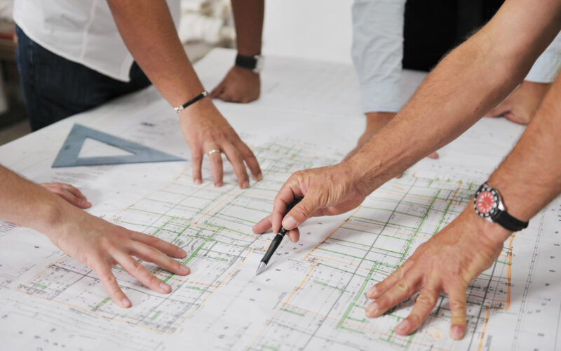 team-architects-people-group-construciton-site-check-documents-business-workflow team-architects-people-group-construciton-site-check-documents-business-workflow